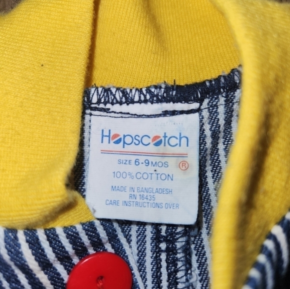 Hop Scotch Romper Size 6-9 Months Vintage 90's - Picture 3 of 4